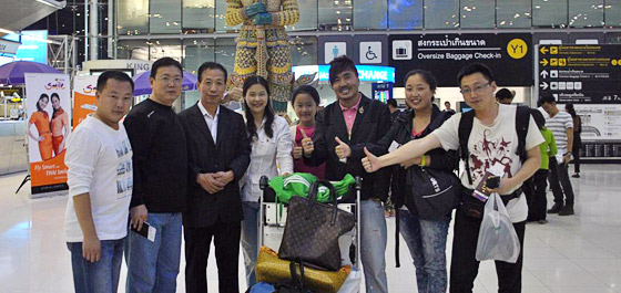 2014品牌中国泰国之旅返回北京机场合影